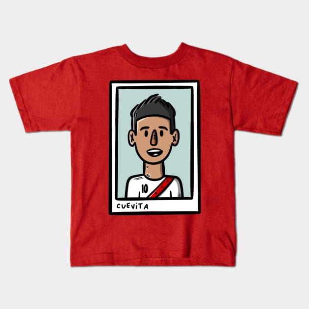 Christian Cueva - Peru Kids T-Shirt by La Bemol